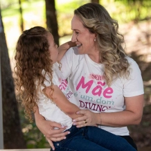 Baby Look Infantil Ser Filha é Uma Dádiva Baby Look Infantil Ser Filha é Uma Dádiva