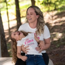 Baby Look Infantil Ser Filha é Uma Dádiva Baby Look Infantil Ser Filha é Uma Dádiva