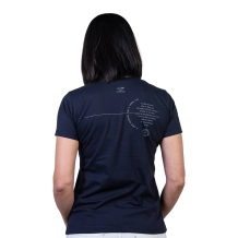 Baby Look Medalha das Duas Cruzes - Azul Marinho