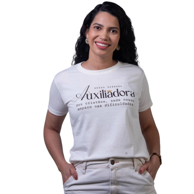 Baby Look Nossa Senhora Auxiliadora Baby Look Nossa Senhora Auxiliadora