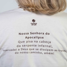 Baby Look Nossa Senhora do Apocalipse Baby Look Nossa Senhora do Apocalipse