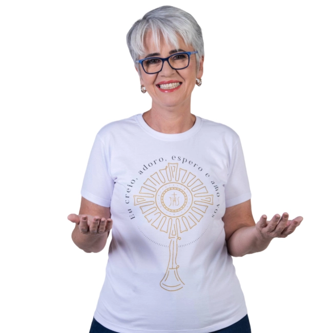 Baby Look Ostensório Baby Look Ostensório