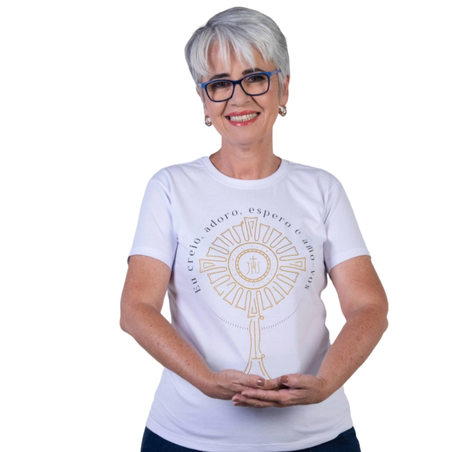 Baby Look Ostensório Baby Look Ostensório