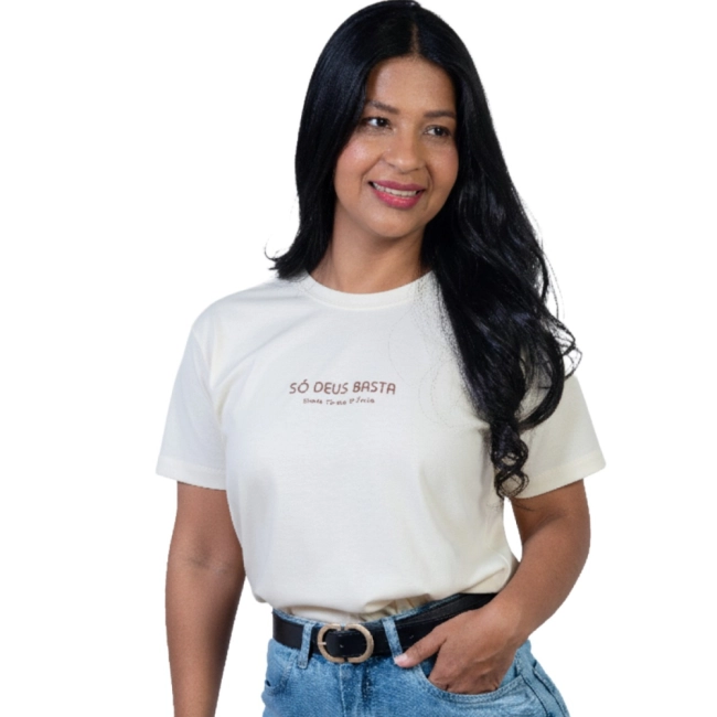 Baby Look Só Deus Basta Baby Look Só Deus Basta