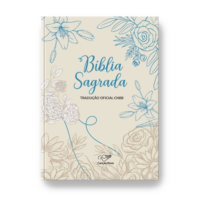 Bíblia Sagrada Tradução Oficial CNBB - Capa Dura Floral Bíblia Sagrada Tradução Oficial CNBB - Capa Dura Floral