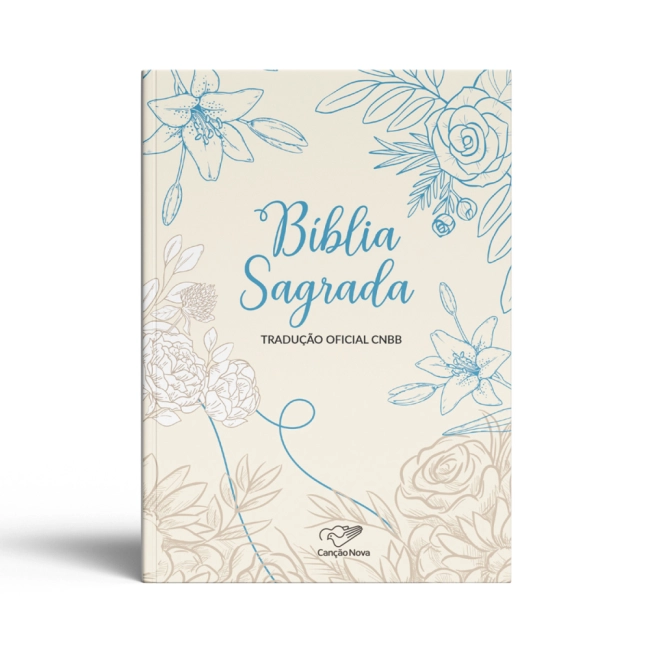 Bíblia Sagrada Tradução Oficial CNBB - Capa Dura Floral
