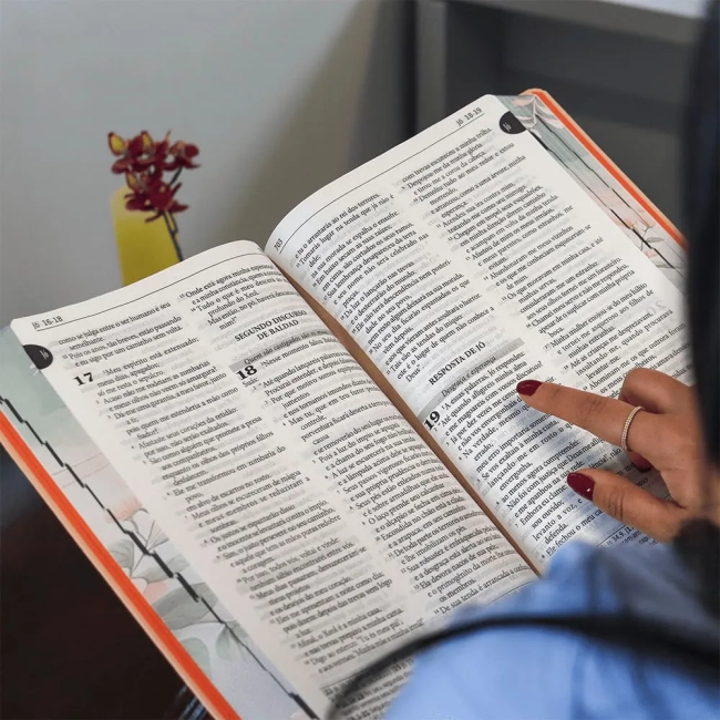 Bíblia Sagrada Tradução Oficial da CNBB - Luxo - Letra Grande - Feminina