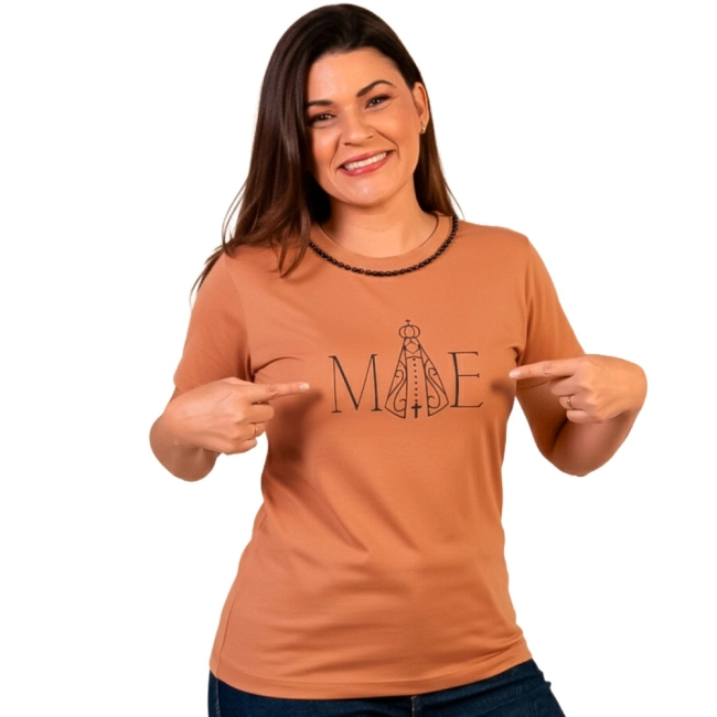 Blusa Cotton Mãe Aparecida