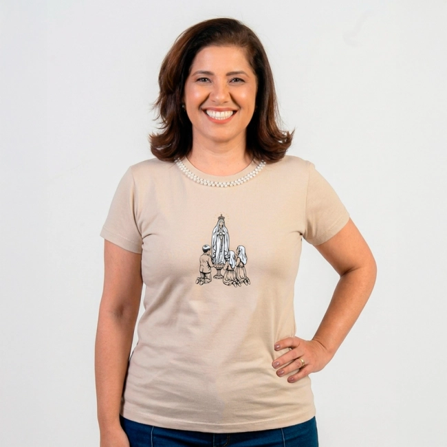 Blusa Cotton Nossa Senhora de Fátima