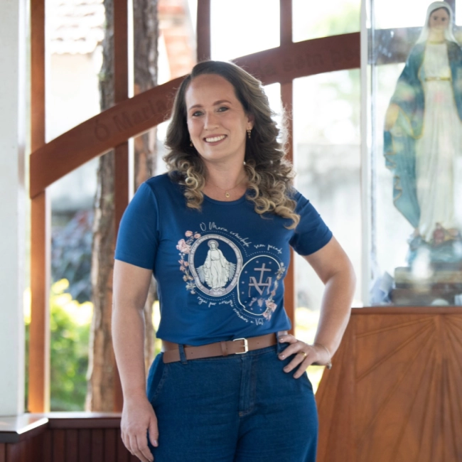 Blusa Medalha Nossa Senhora Das Graças Blusa Medalha Nossa Senhora Das Graças