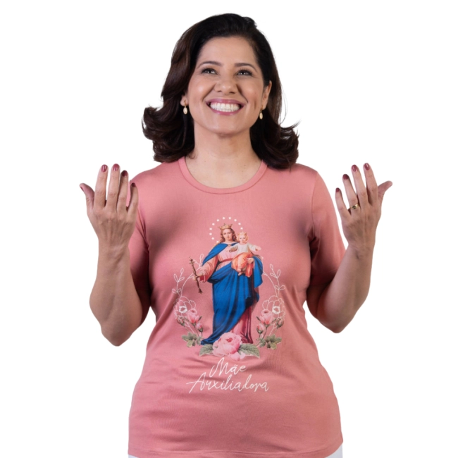 Blusa Nossa Senhora Auxiliadora Blusa Nossa Senhora Auxiliadora