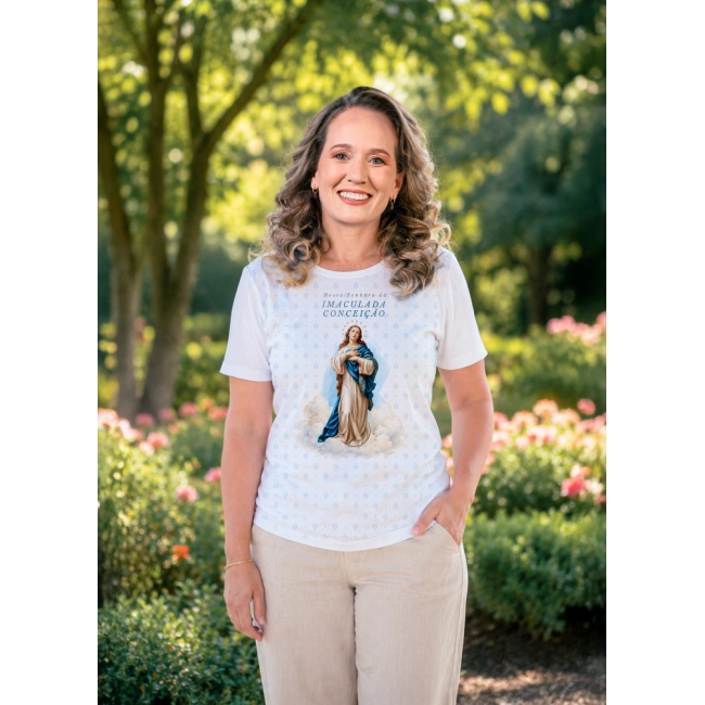 Blusa Nossa Senhora da Imaculada Conceição Blusa Nossa Senhora da Imaculada Conceição