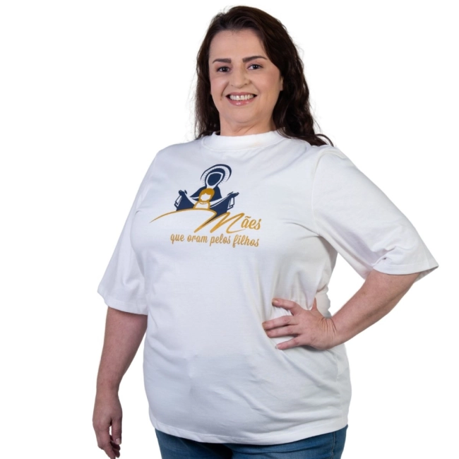 Blusa Plus Size Mães que Oram pelos Filhos Blusa Plus Size Mães que Oram pelos Filhos