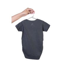 Body Infantil Meu Escudo é a Fé - Cinza Estonada Body Infantil Meu Escudo é a Fé - Cinza Estonada