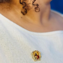 Boton Sagrado Coração de Jesus