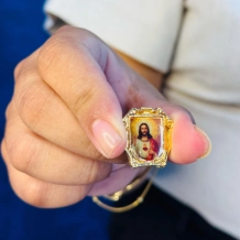 Boton Sagrado Coração de Jesus