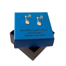 Brinco com Strass Nossa Senhora das Graças Brinco com Strass Nossa Senhora das Graças