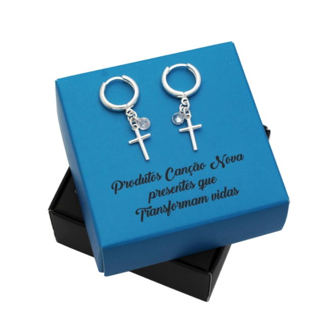 Brinco Cruz Perseverantes - Prata Brinco Cruz Perseverantes - Prata