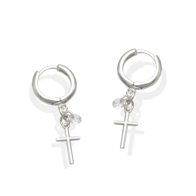 Brinco Cruz Perseverantes - Prata