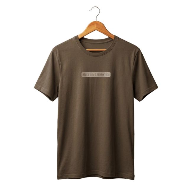 Camiseta Deus é Bom o Tempo Todo Camiseta Deus é Bom o Tempo Todo