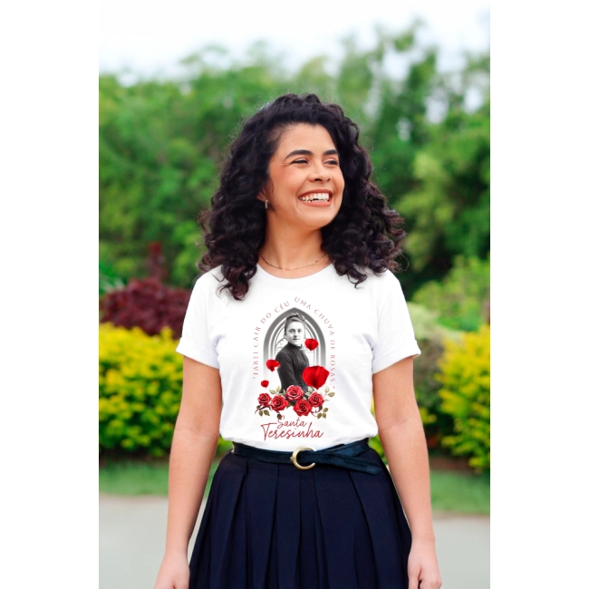 Camiseta Feminina Santa Teresinha