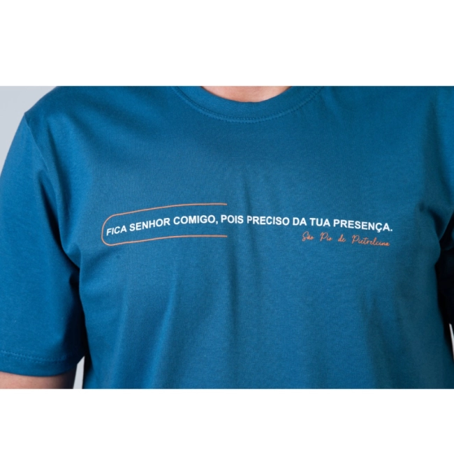 Camiseta Fica Senhor Comigo Camiseta Fica Senhor Comigo