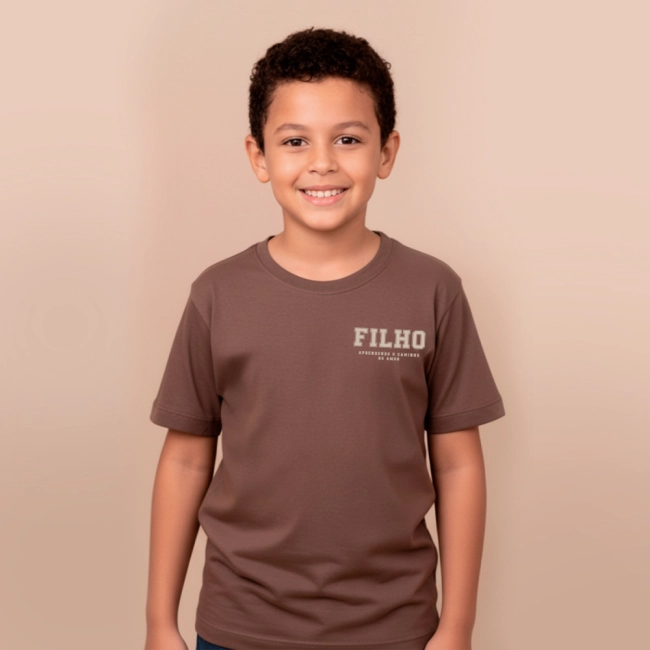 Camiseta Infantil Filho, Aprendendo o Caminho do Amor