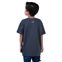 Camiseta Infantil Meu Escudo é a Fé - Chumbo Camiseta Infantil Meu Escudo é a Fé - Chumbo