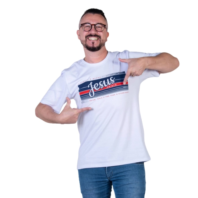 Camiseta Jesus Cristo é Sempre o Mesmo Camiseta Jesus Cristo é Sempre o Mesmo