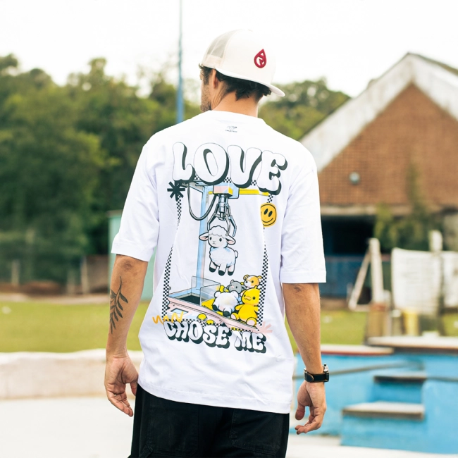 Camiseta Oversized Love Chose Me