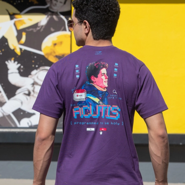 Camiseta São Carlo Acutis Camiseta São Carlo Acutis