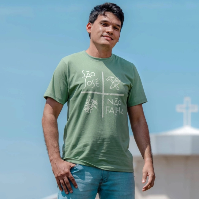 Camiseta São José Não Falha Camiseta São José Não Falha