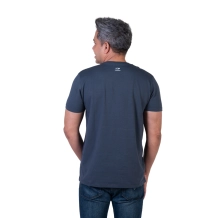 Camiseta Slim Meu Escudo é a Fé - Chumbo Camiseta Slim Meu Escudo é a Fé - Chumbo