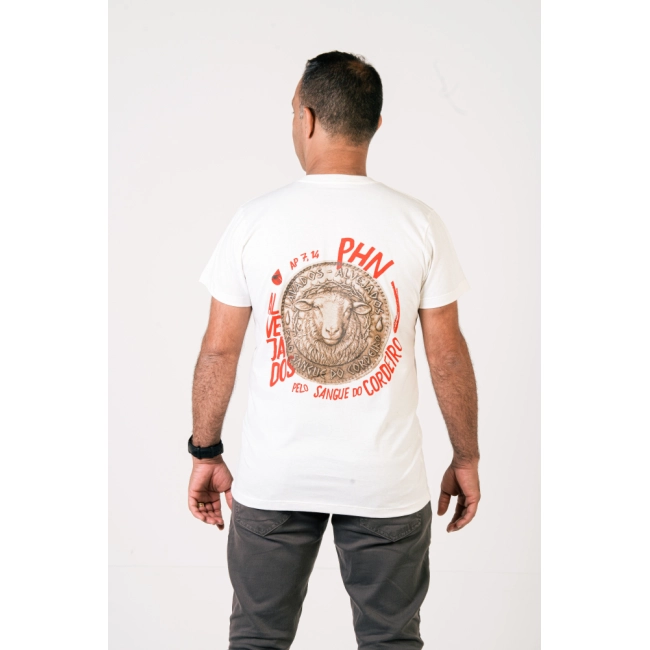 Camiseta Slim PHN 2026 - Alvejados Pelo Sangue do Cordeiro