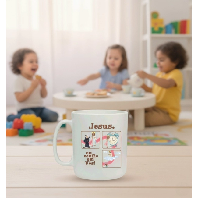 Caneca Infantil Jesus Misericordioso