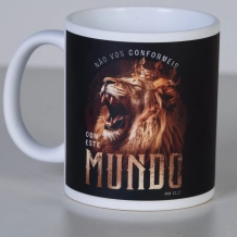 Caneca Não Vos Conformeis com este Mundo Caneca Não Vos Conformeis com este Mundo