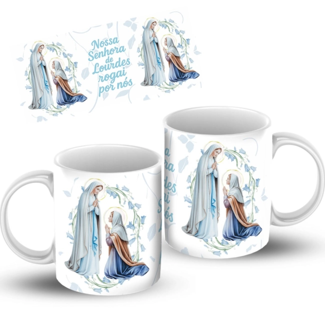 Caneca Nossa Senhora de Lourdes