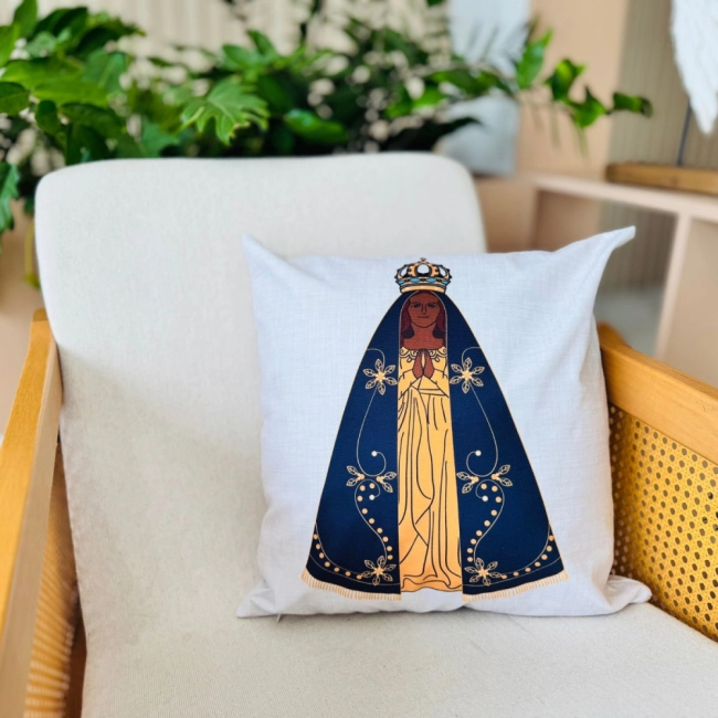 Capa de Almofada Nossa Senhora Aparecida