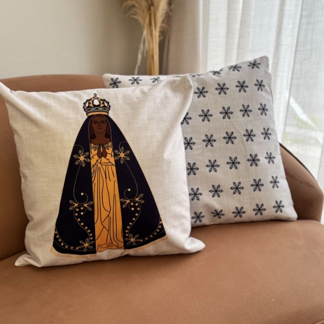 Capa de Almofada Nossa Senhora Aparecida