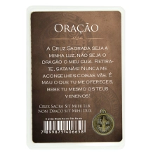 Cartão Medalha de São Bento Cartão Medalha de São Bento