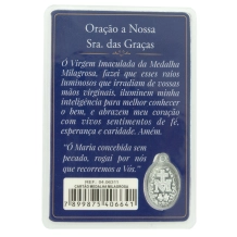 Cartão Medalha Milagrosa Cartão Medalha Milagrosa