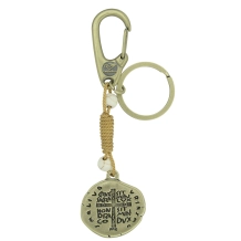 Chaveiro Medalha das Duas Cruzes - Pedra Cerâmica Chaveiro Medalha das Duas Cruzes - Pedra Cerâmica