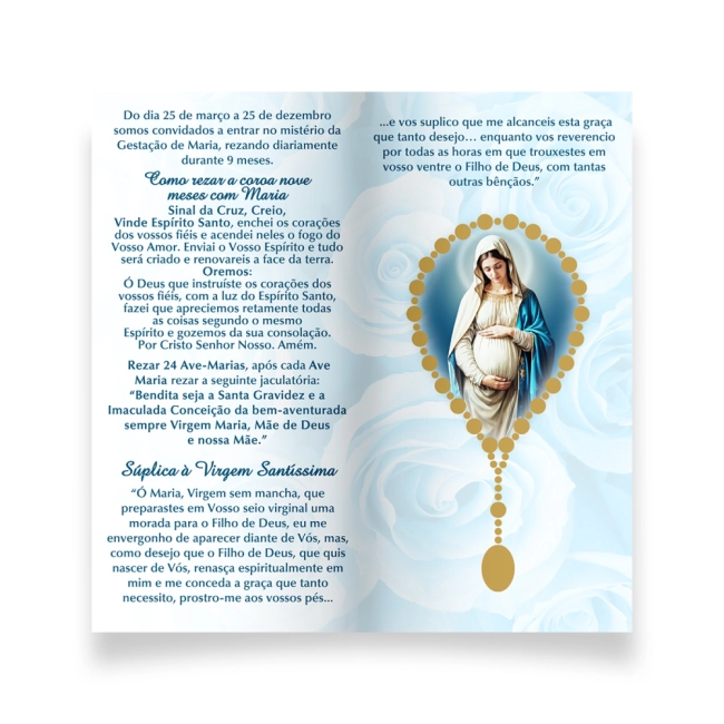 Coroa Nove Meses com Nossa Senhora Grávida Coroa Nove Meses com Nossa Senhora Grávida