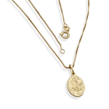 Corrente com Pingente Nossa Senhora de Fátima - Semijoia Corrente com Pingente Nossa Senhora de Fátima - Semijoia