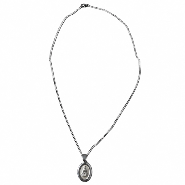 Corrente Pingente Nossa Senhora Aparecida - Inox Corrente Pingente Nossa Senhora Aparecida - Inox