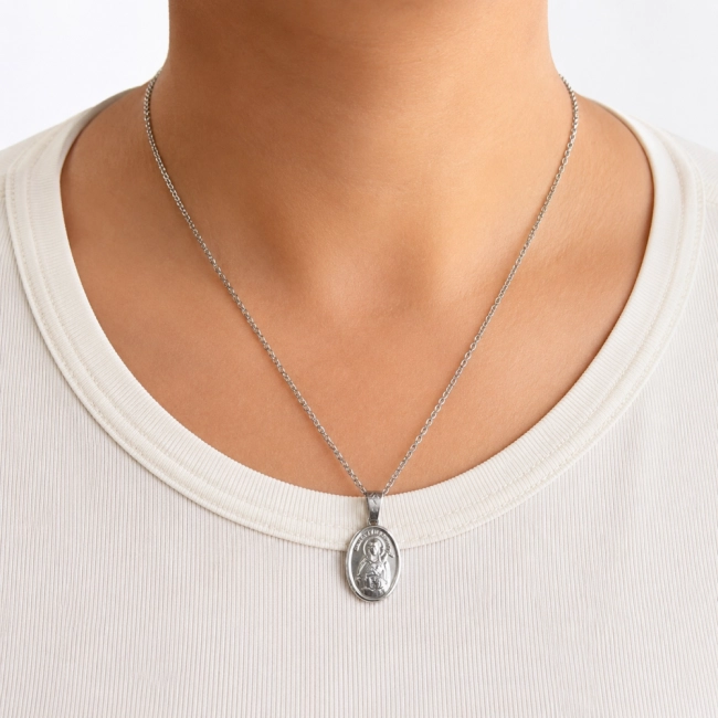 Corrente Pingente Santa Teresinha - Inox Corrente Pingente Santa Teresinha - Inox