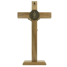 Crucifixo Medalha de São Bento 34cm Crucifixo Medalha de São Bento 34cm