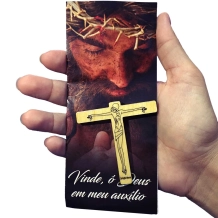 Crucifixo "Vinde, ó Deus" - marfim Crucifixo "Vinde, ó Deus" - marfim