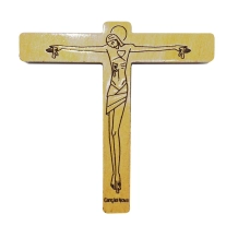 Crucifixo "Vinde, ó Deus" - marfim Crucifixo "Vinde, ó Deus" - marfim