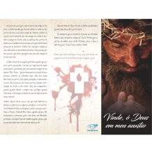 Crucifixo "Vinde, Ó Deus" Marrom Crucifixo "Vinde, Ó Deus" Marrom